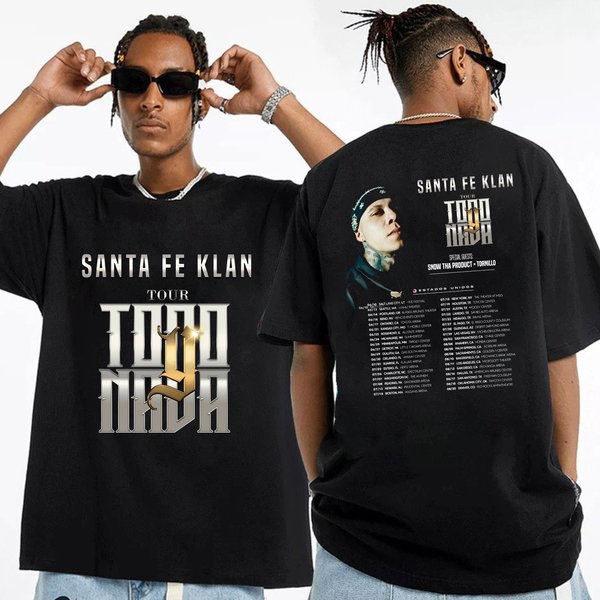 Santa Fe Klan Fan Shirt, Santa Fe Klan Todo Y Nada Tour 2023 Shirt-image