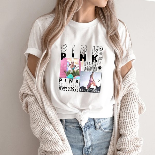 P!Nk Music T-Shirt, Vintage 90S Pink Summer Carnival 2023 Tour Tshirt-image