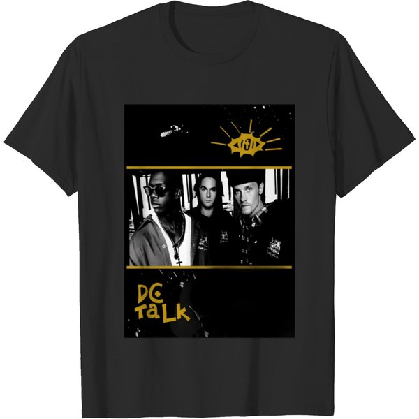 Talk Free At Last 1992 Christian Rock Music Trio Group T-Shirt-image