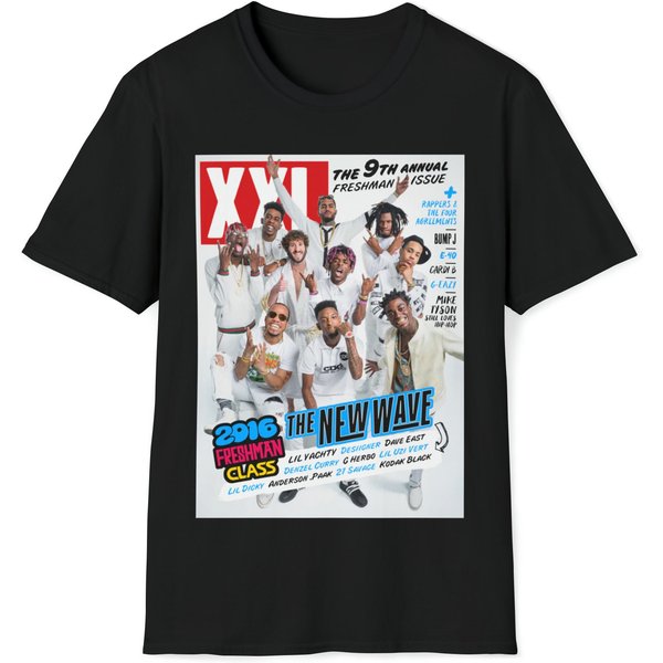 2016 Rap Cypher Xxl Freshman Magazine T Shirt, Lil Uzi Lil Yachty Shirt-image