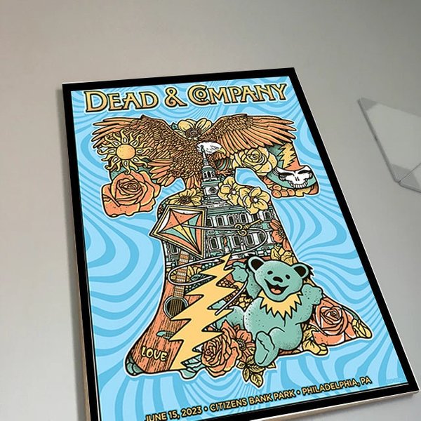 June 15Th, 2023 Dead And Company Citizens Bank Park Philadelphia Poster-image