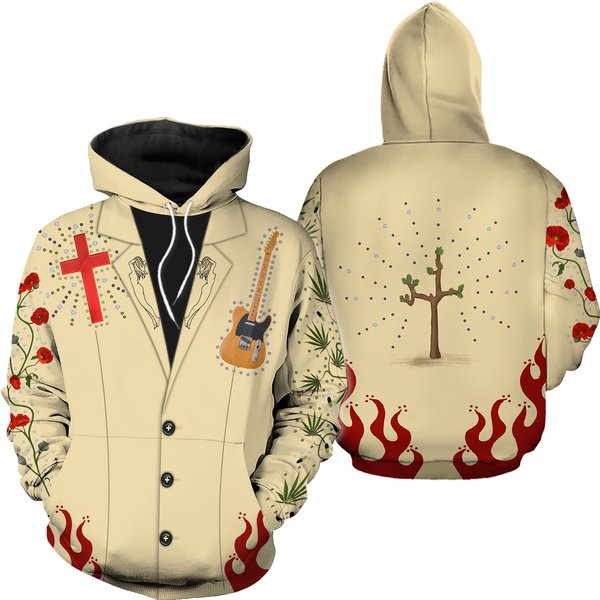 Gram Parsons Nudie Suit Cosplay 3D All Over Printed Unisex Hoodie-image