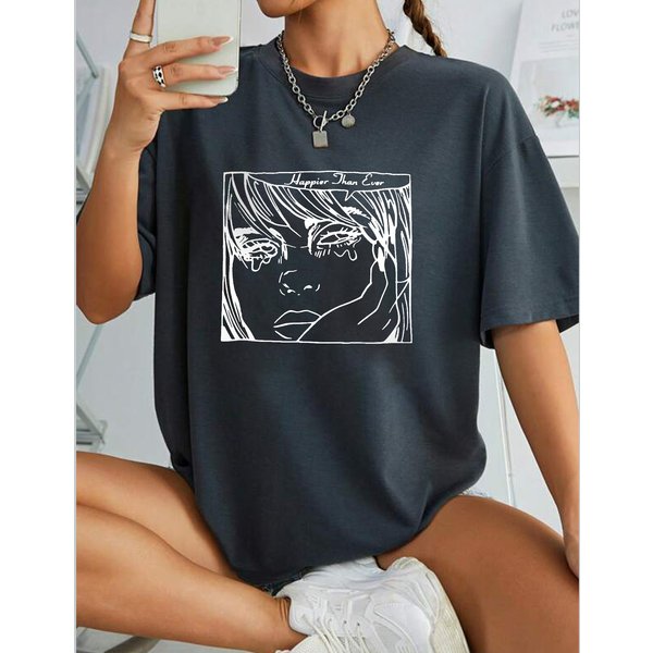 Happier Than Ever Billie Shirt, Happier Than Ever Billie Eilish Inspired Shirt-image