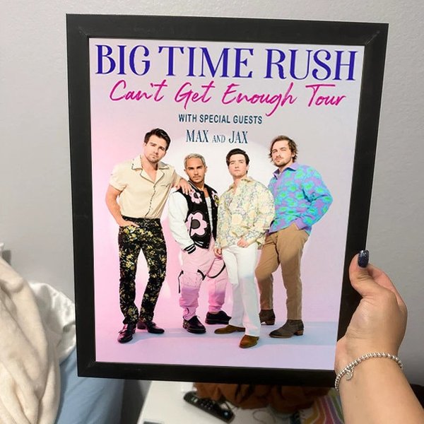 Big Time Rush Band Can't Get Enough Tour 2023 Poster-image