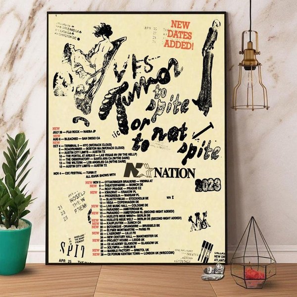 Yves Tumor Expands Tour 2023, Yves Tumor To Spite Or To Not Spite 2023 Music Poster-image