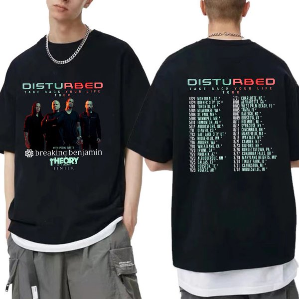 Take Back Your Life Tour Shirt, Disturbed World Tour 2023 Shirt, Disturbed Band Fan Shirt-image