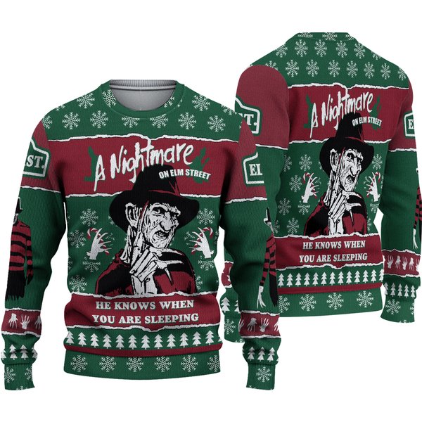 Freddy Krueger Christmas Sweater-image