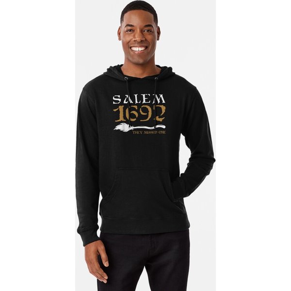 Salem 1692 They Missed One - Salem Witch Trials Lightweight Hoodie
