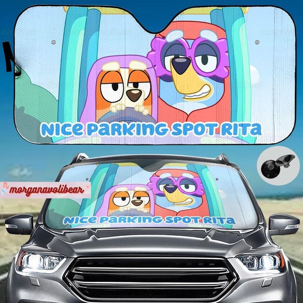 Blueydad Auto Sunshade Car, Cartoon Auto Sunshad-image