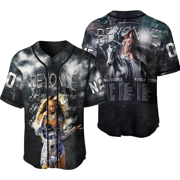 Beyonce Renaissance World Tour 2023 Baseball Jersey-image