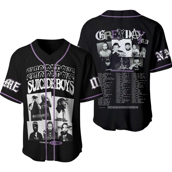 Suicideboy 2023 Tour Baseball Jersey-image