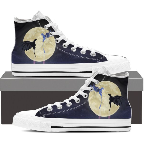 Toothless , Fury Shoes, How To Train Your Dragon High Top Sneakers. Birthday Gift