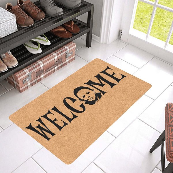 Michael Myers Home Doormat | Doormat | Home Decor | Entryway | Pumpkin | Halloween Decor