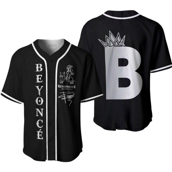 Beyonces Renaissance Baseball Jersey, Renaissance World Tour Merch, Beyonces Tour 3D Shirt-image