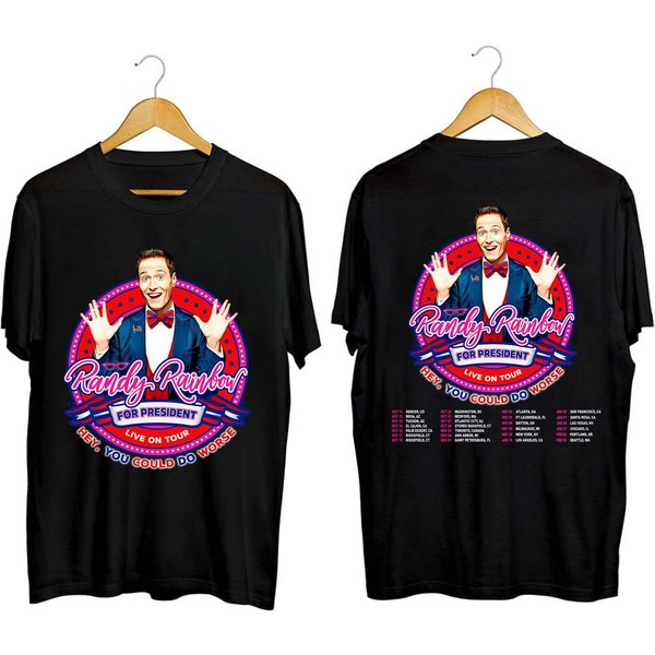 Randy Rainbow Shirt, The Randy Rainbow For President Tour 2023 Shirt-image