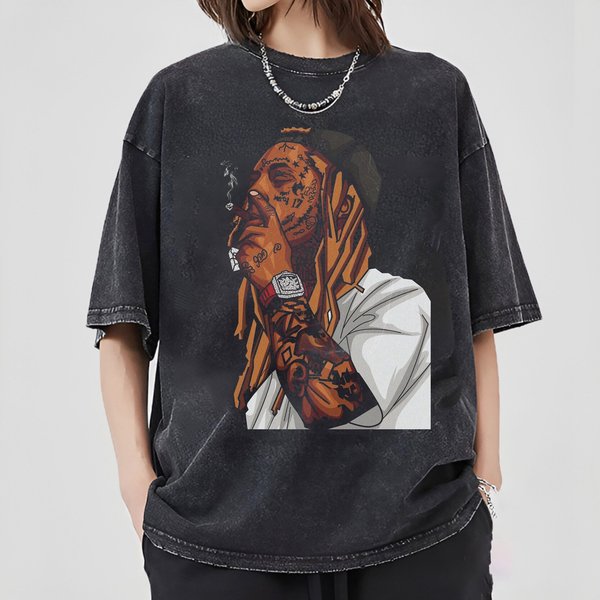Lil Wayne Vintage Wash Graphic Tee-image