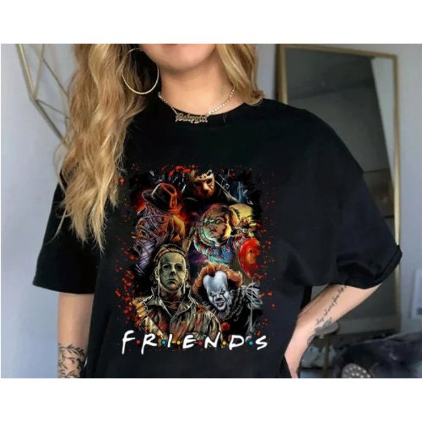 Horror Movie Characters Shirt, Horror Movie Shirt, Halloween Friends Shirt-image