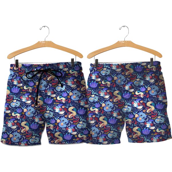 Milotic Water Hawaiian Shorts, Milotic Water-image