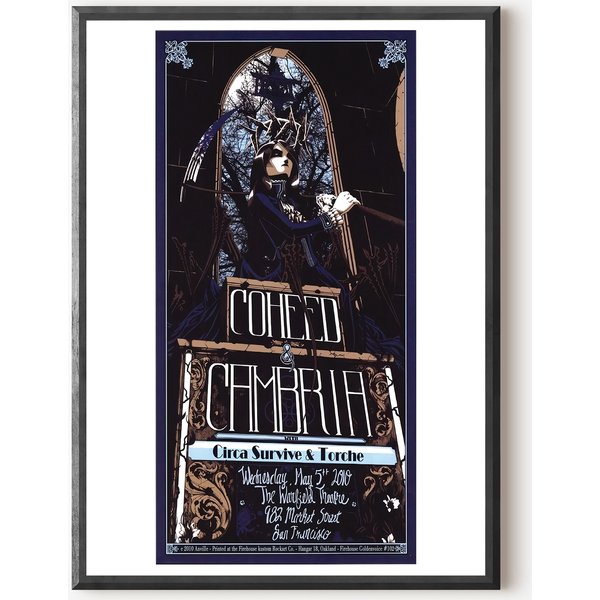 Coheed And Cambria Poster, San Francisco, 2010-image