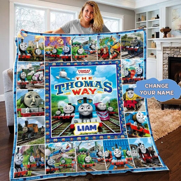 Personalized Thomas And Friends Blanket, Thomas And Friends Blanket-image