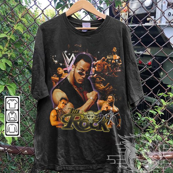 The Rock Vintage 90S Bootleg Style T-Shirt-image