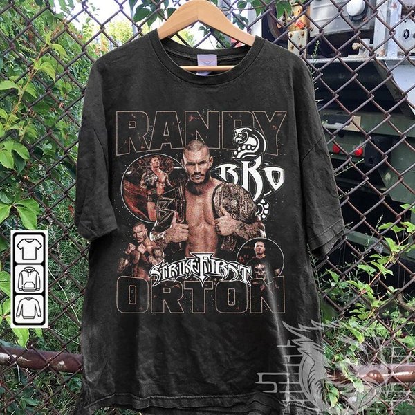 Randy Orton Vintage 90S Bootleg Style T-Shirt-image