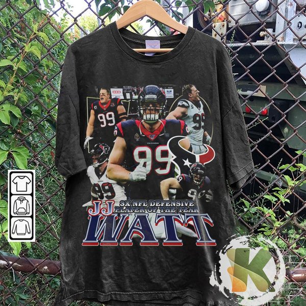 Vintage 90S Graphic Style Jj Watt T-Shirt, Jj Watt Shirt-image
