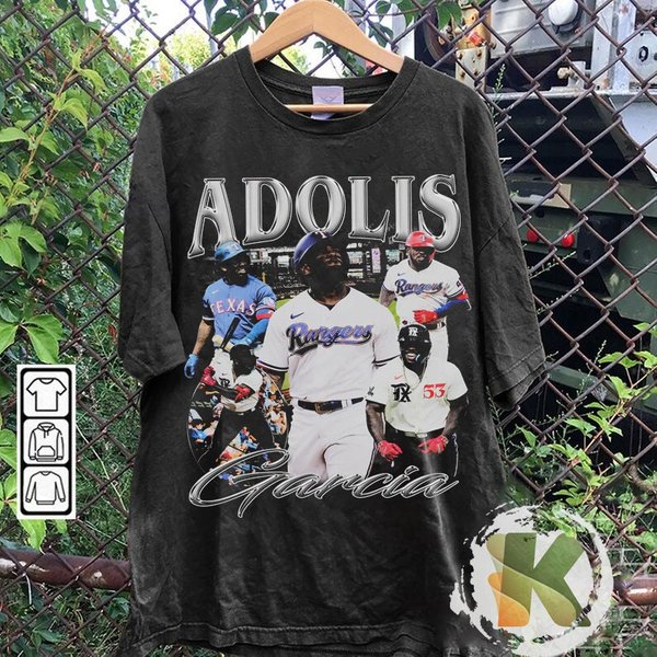 Vintage 90S Graphic Style Adolis Garcia T-Shirt Vintage Sport Tee-image