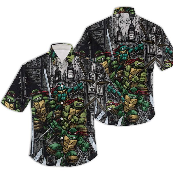 Teenage Mutant Ninja Turtles Hawaiian Unisex Shirt-image