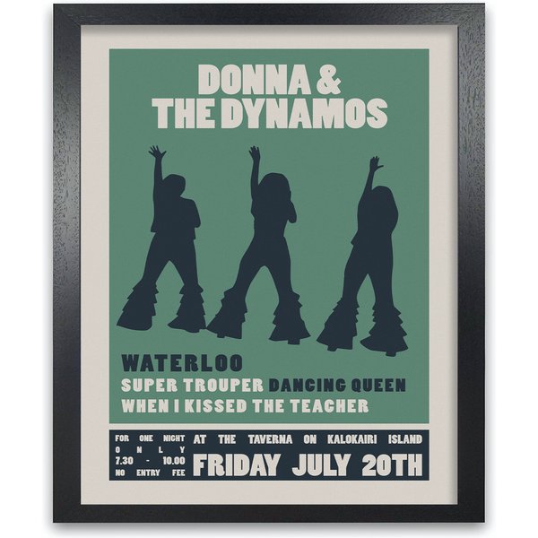 Vintage Donna & The Dynamos Poster Premium Matte Vertical Poster-image