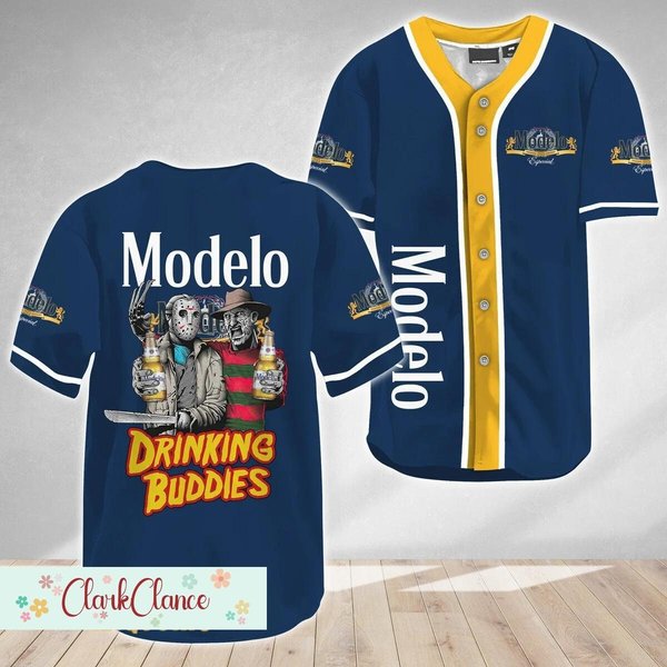 Modelo Baseball Jersey, Modelo Jersey Shirt, Modelo Beer Baseball Jersey-image