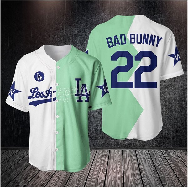 Exclusive Bad Bunny Baseball Jersey,Bad Bunny Jersey,Un Verano Sin Ti Jersey,Puerto Rico Jersey,Bad Bunny Jersey Baseball-image