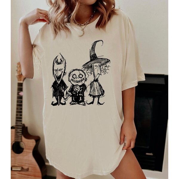 Halloween Lock Shock & Barrel Shirt, Nightmare Before Christmas Shirt-image