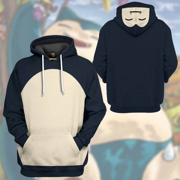 Pkm Sn Lax 3D Hoodie, Costume Halloween Cosplay 3D Hoodie, Halloween Costume For Family Group Hoodie-image