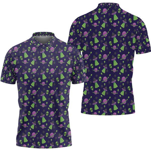 Gopory Alien Golf Polo Shirt For Men-image