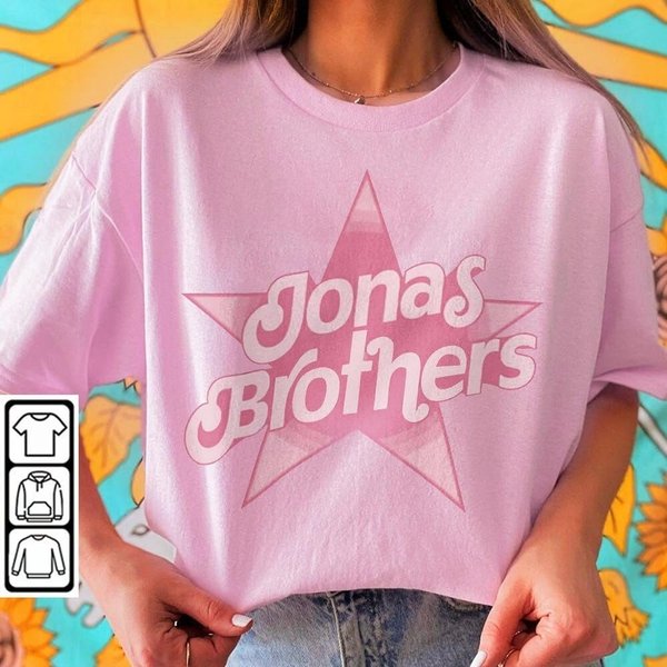 Jonas Brothers Music Shirt, Vintage Jonas Brothers Tshirt, Jonas Five Albums One Night Tour-image