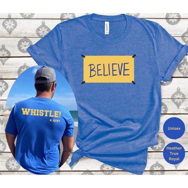 Believe Whistle Shirt - Motivational Sport T-Shirt-image