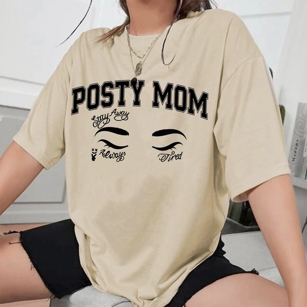 Postyy Mom Stay Away Shirt,Always Tired Shirt,Post Tattoo Merch, Gift For Fans Post Tour Malone-image