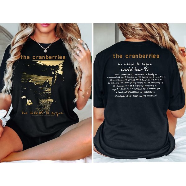 Color Vintage The Cranberries Rock Band T-Shirt-image