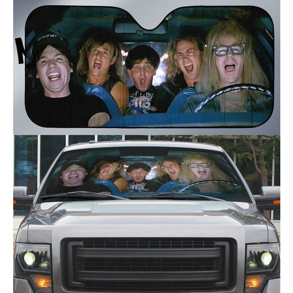 Waynes World Sunshade Car Sun Shade-image