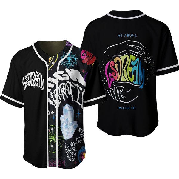 Lsdream - High Vibrations Baseball Jersey-image