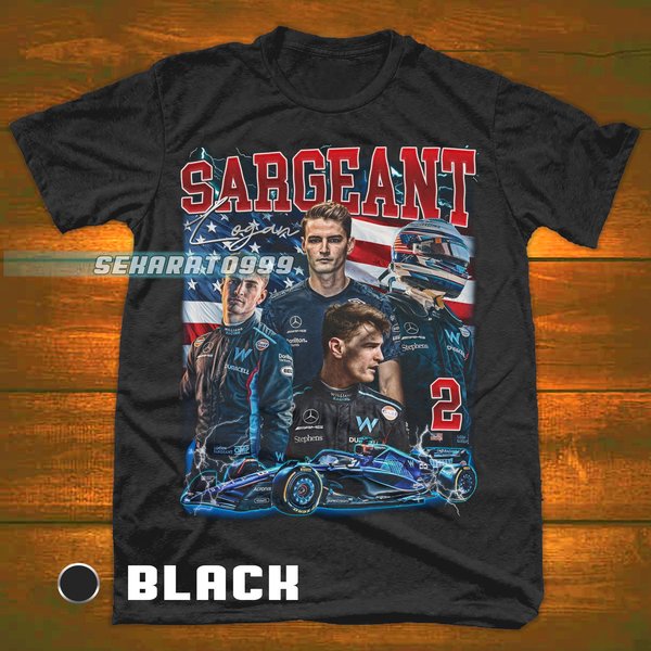 Logan Sargeant T Shirt Formula Racing Driver American Championship-image