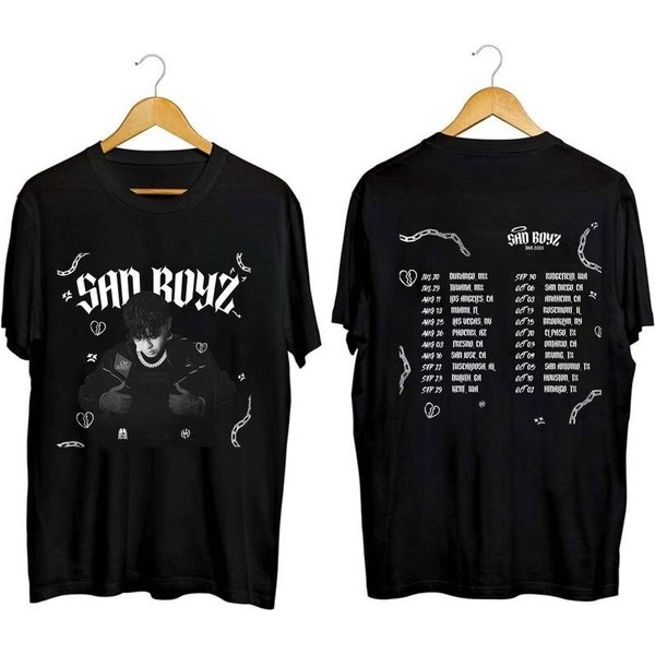 Junior H 2023 Concert Shirt - Sad Boyz Tour Merchandise-image