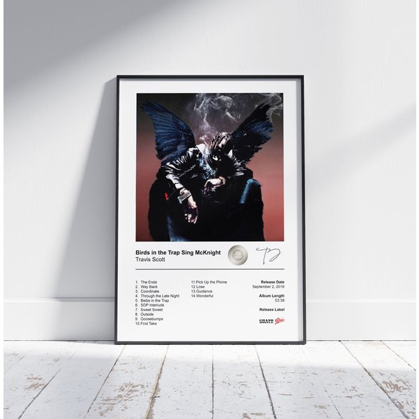 Travis Poster - Birds In The Trap Sing Mcknight Album Cover Poster-image