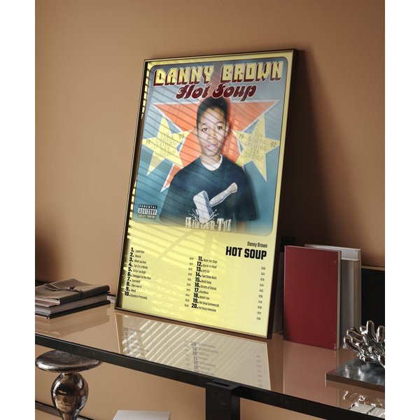 Danny Brown - Hot Soup Album Cover Poster-image