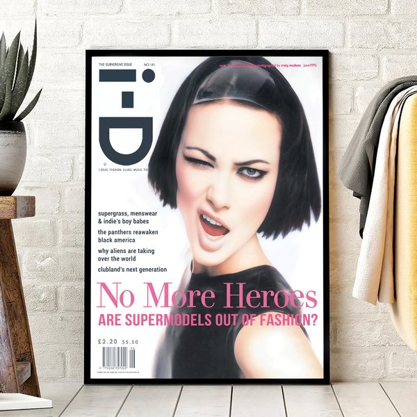 Fashion Magazine I-D Cover Wink Premium Matte Vertical Poster-image