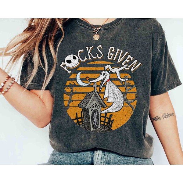 Nightmare Before Christmas Zero Dog Focks Given Shirt-image