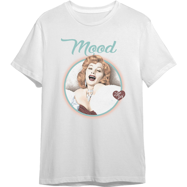 I Love Lucy Mood Kid's White Shirts-image