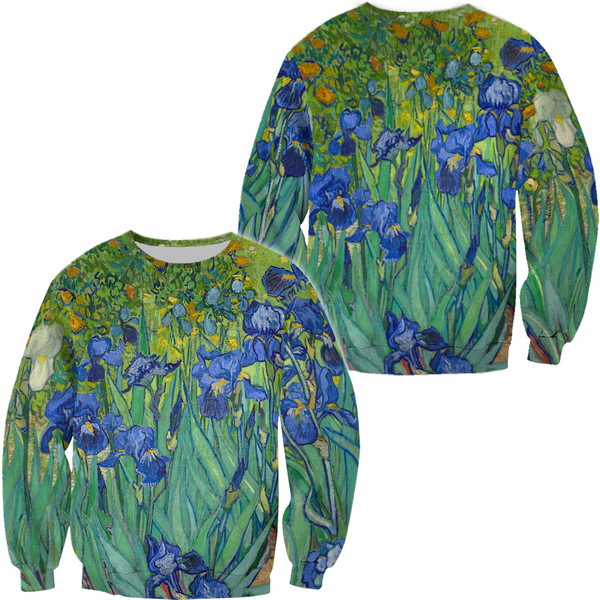 Vincent Van Gogh's Irises Sweatshirt-image