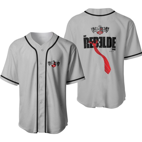 Personalized Soy Rebelde Adult Baseball Jersey-image